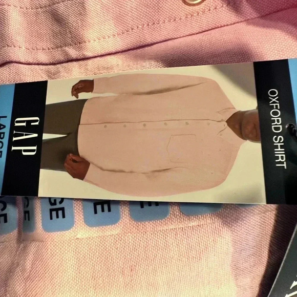 GAP Pink Casual Button Down Shirt - Picture 3 of 5